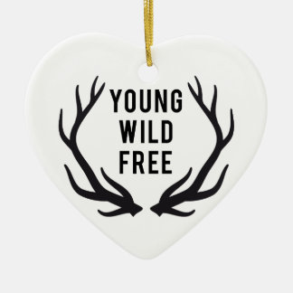 jung, wild, frei, Textentwurf mit den Keramik Ornament
