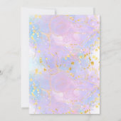 Jungbäuerinnen und Rose zum Geburtstag Einladung (Rückseite)