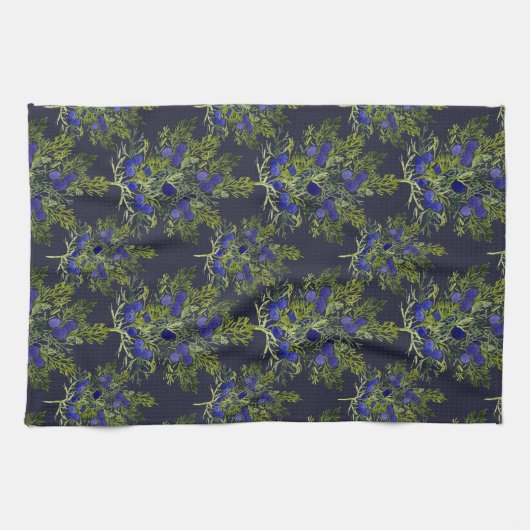 Jungbeermuster Geschirrtuch (Horizontal)