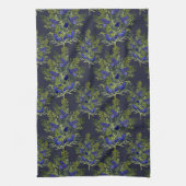 Jungbeermuster Geschirrtuch (Vertikal)