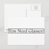 Jungbrille Postkarte (Vorne/Hinten)
