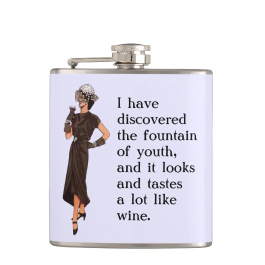 Jungbrunnen Flachmann (Vorderseite)