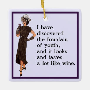 Jungbrunnen Keramikornament