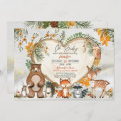 Jungdusche — neutrales Geschlecht Einladung (Vorne/Hinten)