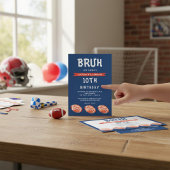 Junge 10th Birthday Invitation, moderne Slang bruh Einladung