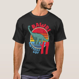 Junge 11. Geburtstag ich Rawr! Brachiosaurus I Fam T-Shirt