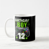 Junge 12 Video Game Controller Gamer 12. Geburtsta Kaffeetasse (Links)