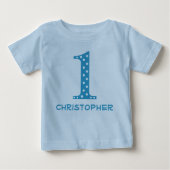 Junge 1. Geburtstag Baby T-shirt (Vorderseite)