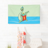 Junge, 1. Geburtstag Dinosaurier Banner (Insitu)