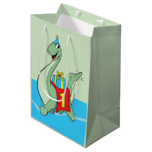 Junge, 1. Geburtstag Dinosaurier Mittlere Geschenktüte
