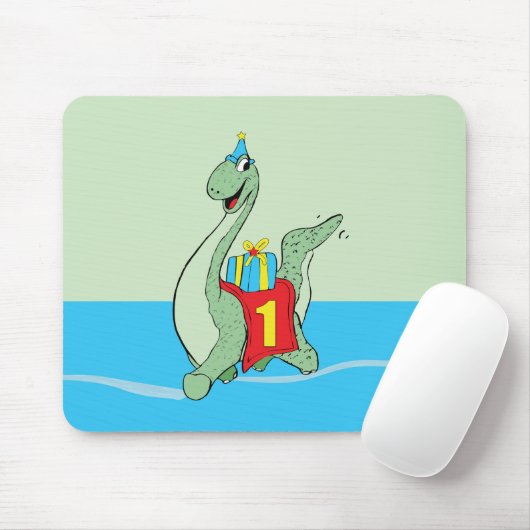 Junge, 1. Geburtstag Dinosaurier Mousepad (Mit Mouse)