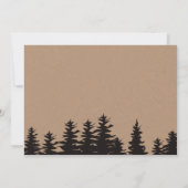 Junge 1. Geburtstag Foto Einladung Lumberjack (Rückseite)