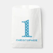 Junge 1. Geburtstag Geschenktütchen (Vorderseite)