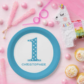 Junge 1. Geburtstag Pappteller (Party)