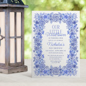 Junge 1. Geburtstag Wildblume Floral Einladung