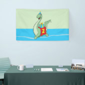 Junge, 2. Geburtstag Dinosaurier Banner (Messeveranstaltung)