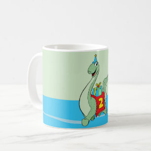 Junge, 2. Geburtstag Dinosaurier Kaffeetasse
