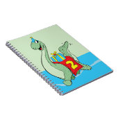 Junge, 2. Geburtstag Dinosaurier Notizblock (Rechte Seite)