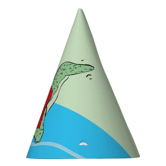 Junge, 2. Geburtstag Dinosaurier Partyhütchen (Rechts)