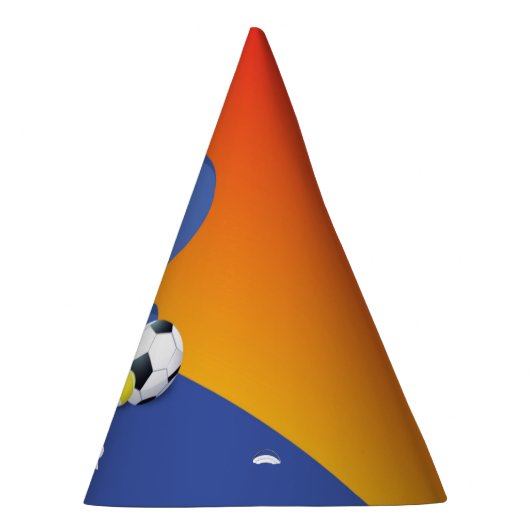 Junge 2. Geburtstag Sportbälle Partyhütchen (Rechts)