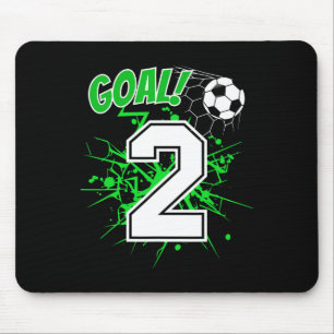 Junge 2 Jahre alt Kinder 2. Fußball Geburtstag Ll  Mousepad