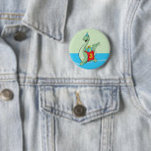 Junge, 3. Geburtstag Dinosaurier Button (Beispiel)