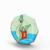 Junge, 3. Geburtstag Dinosaurier Fotoblock (Rechts)