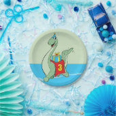 Junge, 3. Geburtstag Dinosaurier Pappteller (Party)