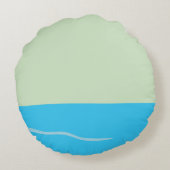 Junge, 3. Geburtstag Dinosaurier Rundes Kissen (Rückseite)