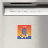 Junge 6. Geburtstag Sportbälle Magnet (In Situ (Geschirrspüler))