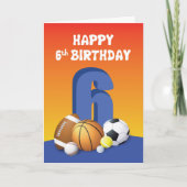 Junge 6. karte (Vorderseite)