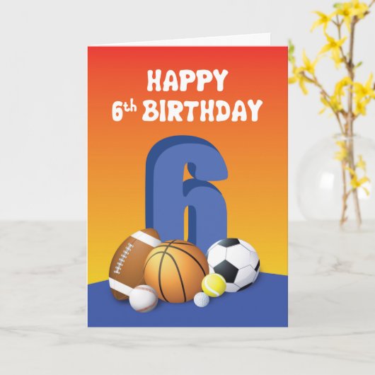 Junge 6. karte (Gelbe Blume)