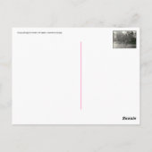 Junge Aborigine-Jäger mit Speer und Woomera Postkarte (Rückseite)