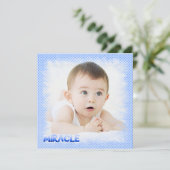 Junge Adoption Ankündigung (Stehend Vorderseite)