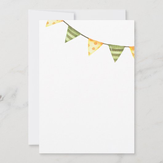 Junge Affe Erstgeburt Wild Ein Zirkus Affe Einladung (Rückseite)