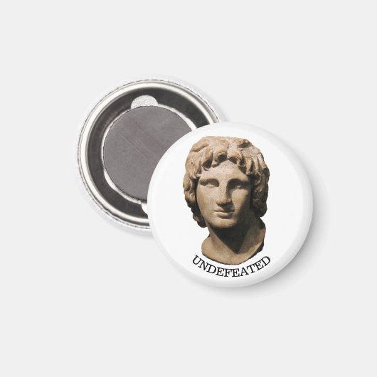 Junge Alexander der Große - Unbesiegt Magnet (Vorderseite/Rückseite)