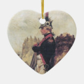 Junge Alexander Hamilton-Verzierung Keramik Ornament (Vorne)