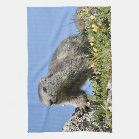 Junge Almmotte Handtuch (Vertikal)