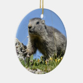 Junge Almmotte Keramik Ornament (Rechts)