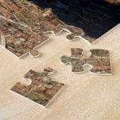 Junge Alpacas, weiß und braun, Puzzle (Seite)