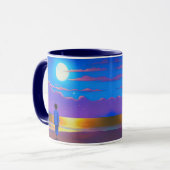 Junge am Strand, Gazan am Mond Tasse (Vorderseite Links)