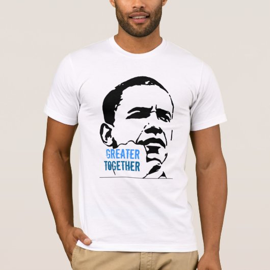 Junge Amerikaner für Obama 2012 T-Shirt (Vorderseite)