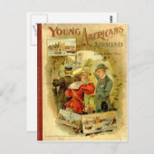 Junge Amerikaner im Ausland Postkarte (Vorne/Hinten)