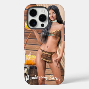 Junge amerikanische Ureinwohner posieren auf der H iPhone 16 Pro Hülle