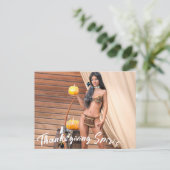 Junge amerikanische Ureinwohner posieren auf der H Postkarte (Stehend Vorderseite)