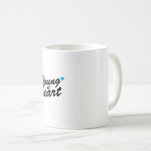 Junge an der Herz-Tasse Kaffeetasse (VorderseiteRechts)