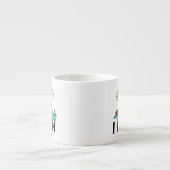 Junge angelt espressotasse (Vorderseite)