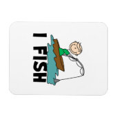 Junge angelt magnet (Horizontal)