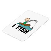 Junge angelt magnet (Linke Seite)