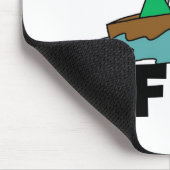 Junge angelt mousepad (Ecke)